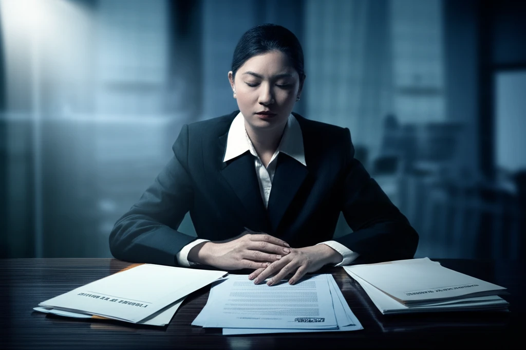 보험 계약서와 돋보기