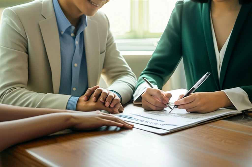 안정적인 미래를 상징하는 손과 씨앗
