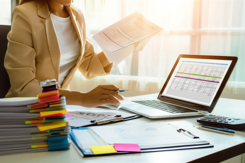 세금 및 회계 처리 점검 이미지