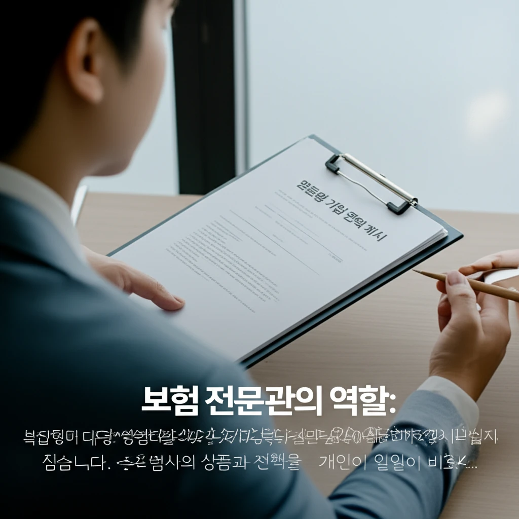 보험 전문관 상담 이미지