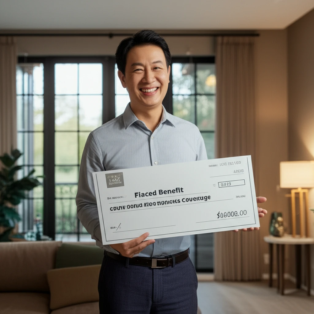 정액 보장과 실손 보장 개념 이미지