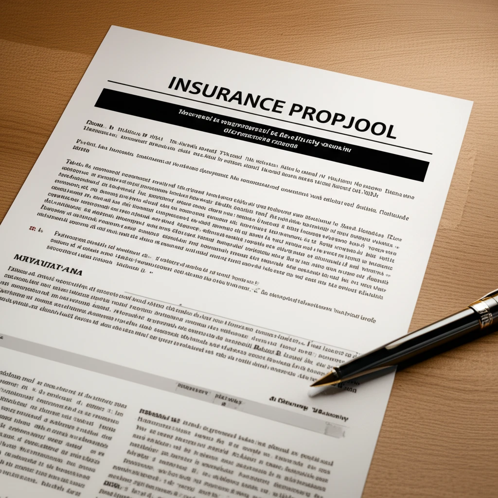 보험 상품 제안서 이미지