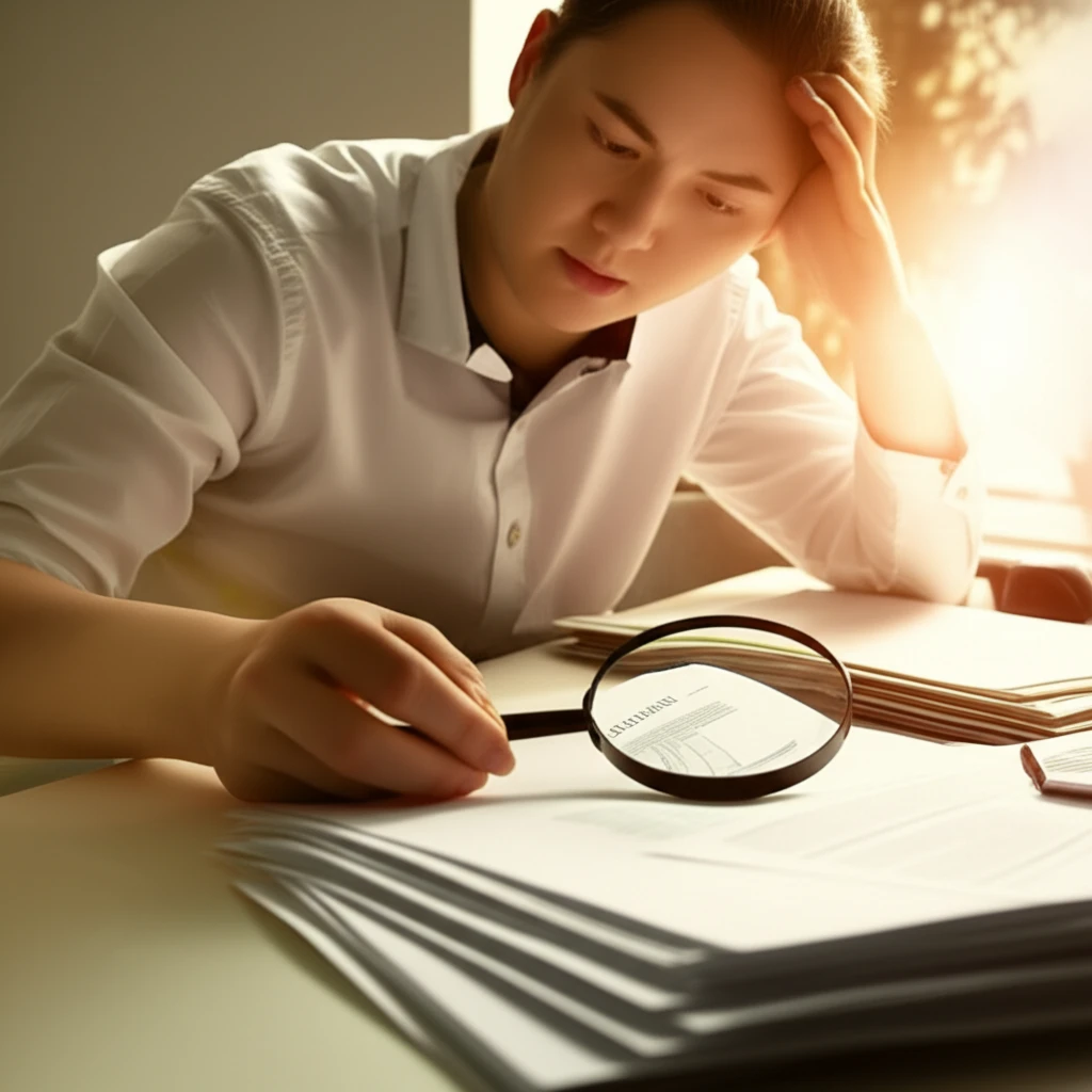 보험 가입 진행 중 서류 확인