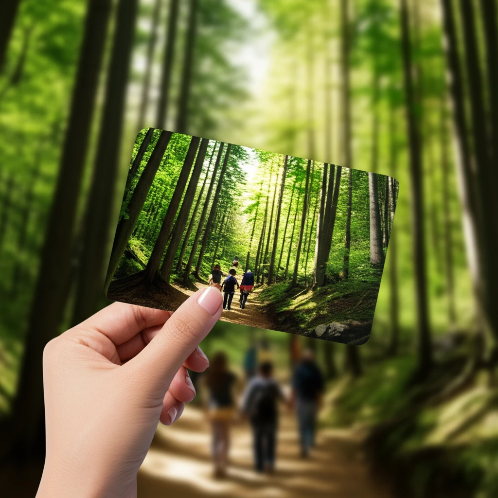 산림복지서비스이용권 카드 이미지