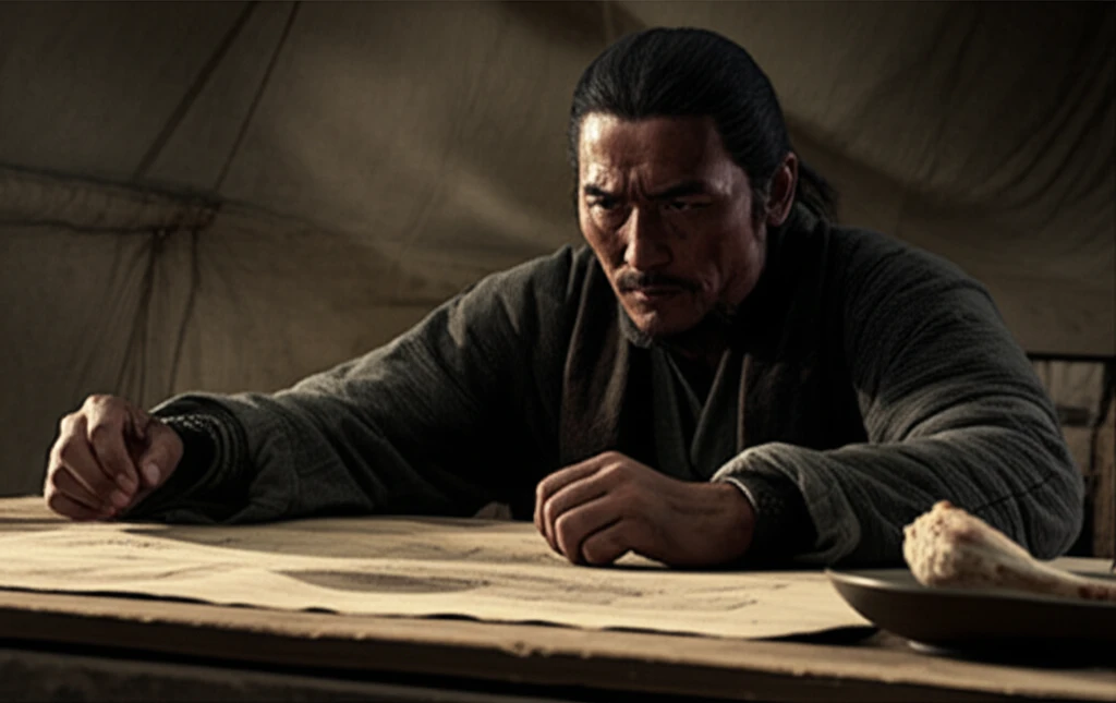 삼국지 속 영웅들의 고뇌를 보여주는 이미지