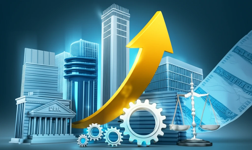 5대 은행 금리 인상 개념 이미지