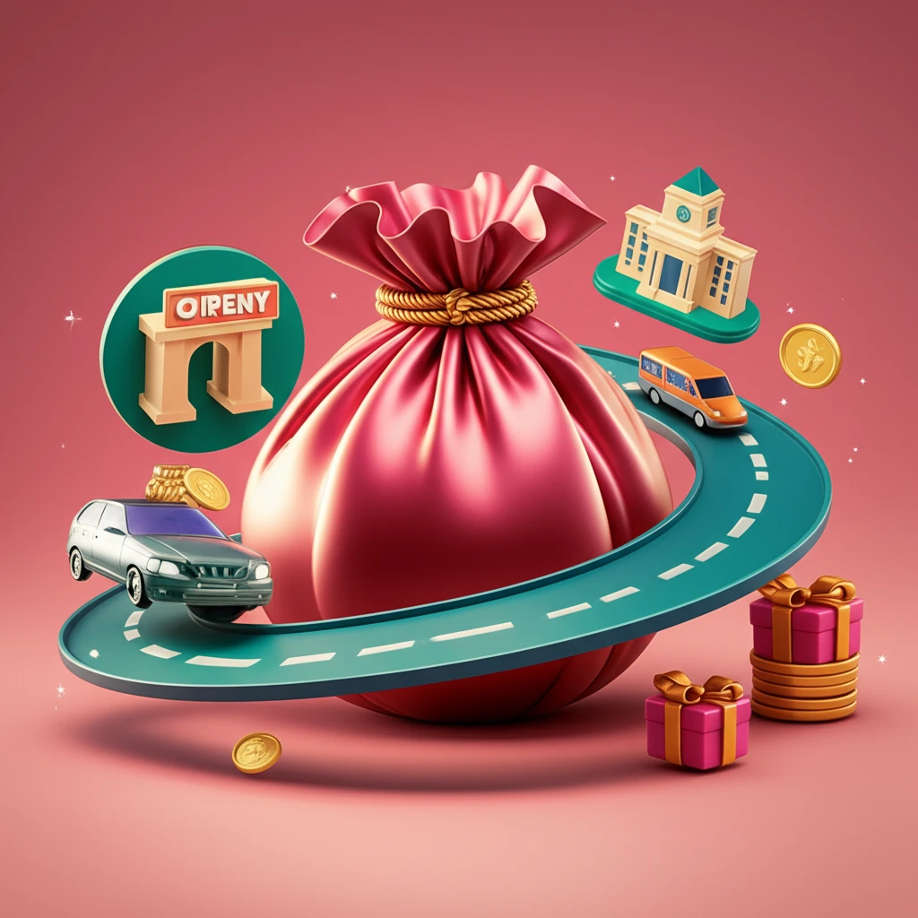 2026년 설 민생안정대책 안내 이미지 - 고속도로, 기차, 궁궐을 배경으로 정부 정책 홍보 포스터