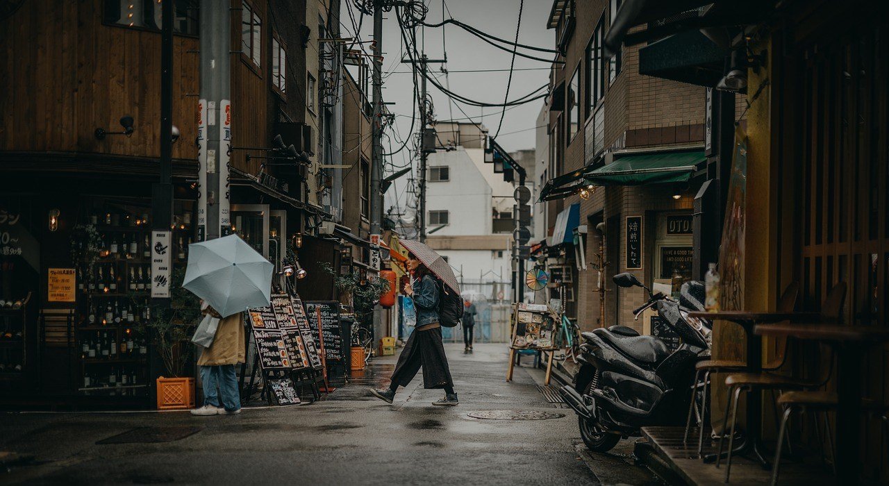 난바 도톤보리 거리와 그리코상 간판
